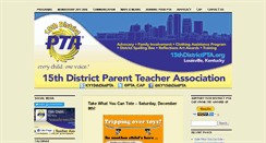 Desktop Screenshot of 15thdistrictpta.org